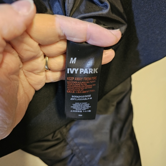 IVY PARK Black and Red Bomber Jacket - Picture 7 of 10